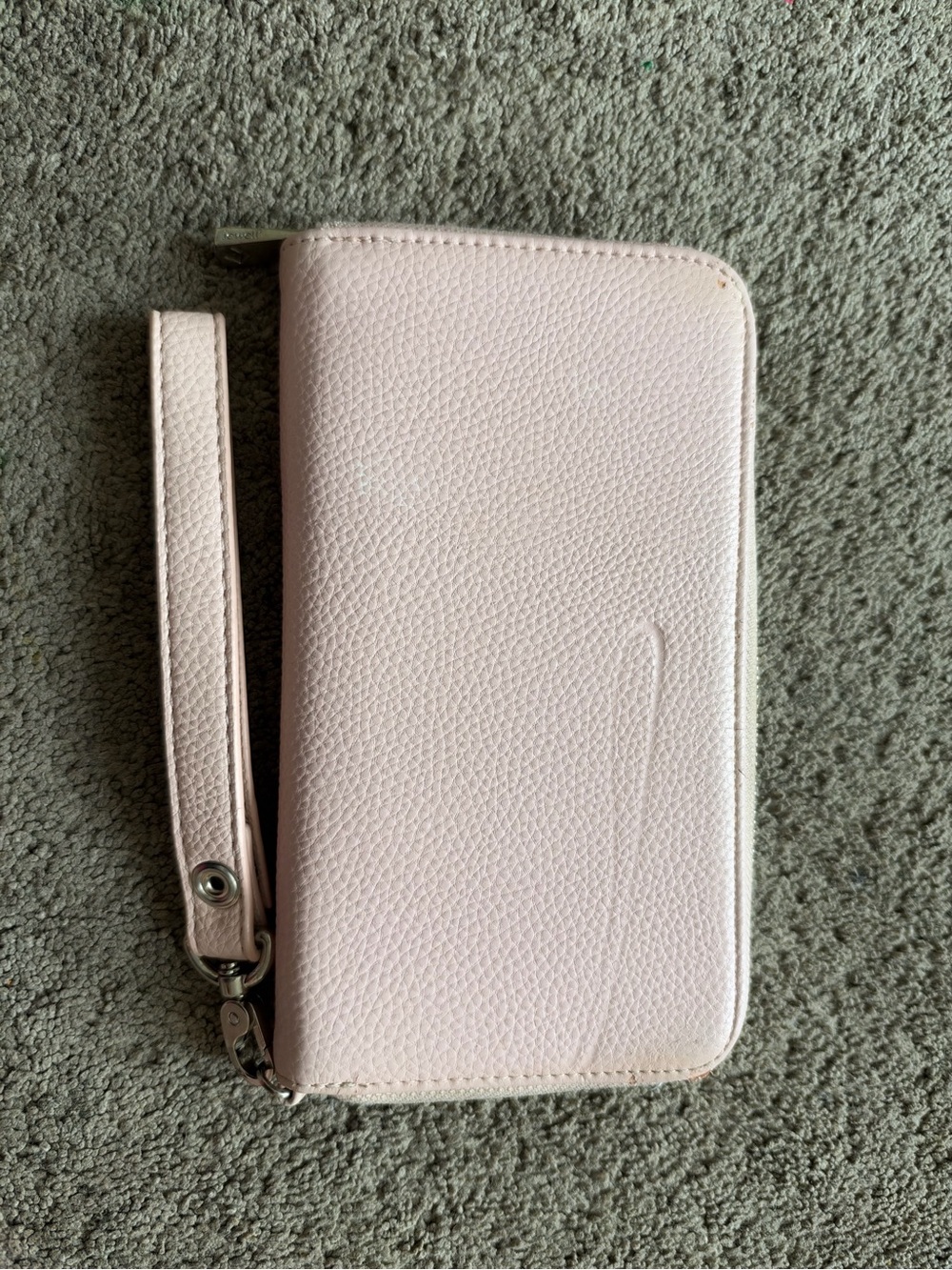 Thirty one AATB rose blush wallet with wristlet strap
